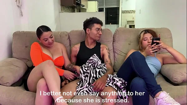 I fuck my girlfriend's busty best friend in her face and she doesn't notice - Thiago Lopez