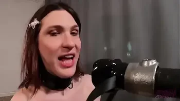 Full Mouth Gag Device Bondage Submissive Tgirl Shock Collar Pain Slut Training DartTechStudios