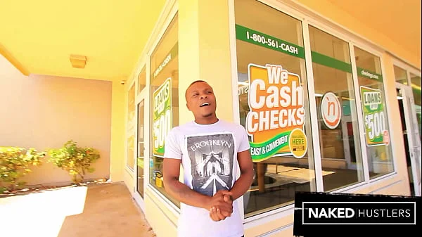 Blonde big Titty GILF Lexi Cougar sucks a thick black dick outside of payday loans