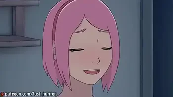 Boruto e Sakura se divertindo enquanto Sasuke está fora.