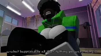 Girl gets addicted to a BIG cock - Roblox