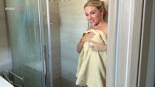 My Neighbor Catches Me Jerking Off and Decides to Take It in Her Mouth