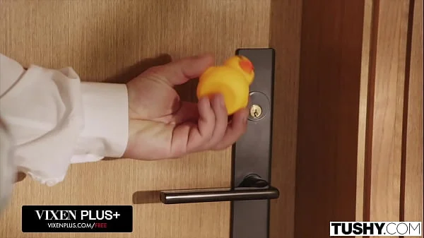 TUSHY Bratty Baddie Vanessa Sky Takes A Huge Cock Deep In Her Tiny Ass