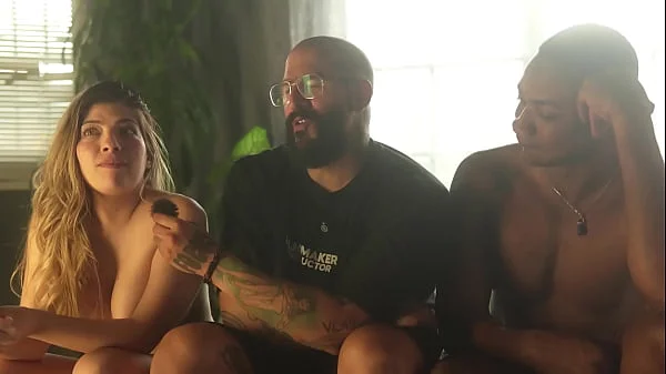 My first time having interracial sex! I fuck my roommate after he caught me spying on him in his bedroom