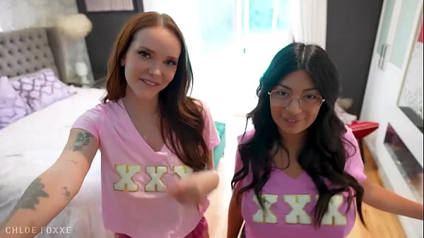 Sorority Sluts Will Do Anything To Save Their Sorority - Cami Strella, Chloe Foxxe, Lev Lieben