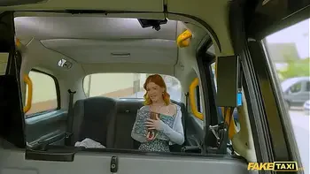Fake Taxi - Petite redhead squirting on big dick German babe public flashing and hard fast fuck