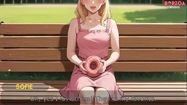 I meet this blonde innocent girl in park and offer her my lolipop