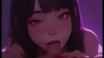 Please Cum In My Mouth - Young Asian Blowjob POV - AI