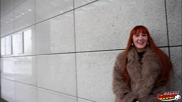 GERMAN SCOUT - Skinny Tall German Redhead Ginger Girl Soley Summer First Time Porn Casting