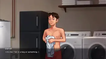 Summertime Saga - Milf Stepmom gets a sexy massage- Part 1