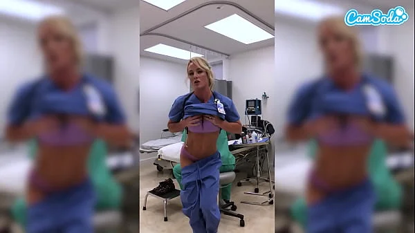Hot Fit MILF Nurse Gets Fired For Showing Pussy
