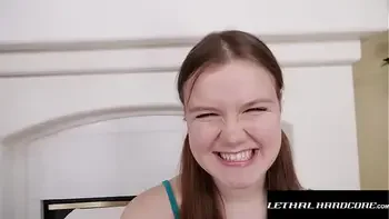 LethalHardcore - Horny For Cock Petite Babe Gets Fucked Good