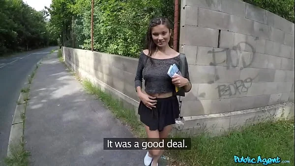 Public Agent - Japanese tourist with natural boobs really isn't sure she wants to do this