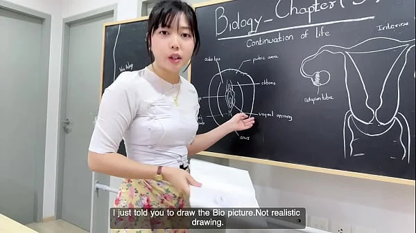 Teacher is really creampie while her horny