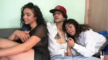 My girlfriend fucks our big cock bestfriend while im distracted at the tv!