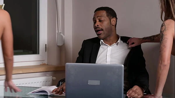 FREE Scene - Slutty Dellai Twins Take DP Slamming From School Teachers And Handyman GP2763