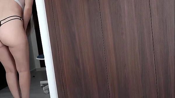 A little request from a stepmom ended up with cum on her coccyx