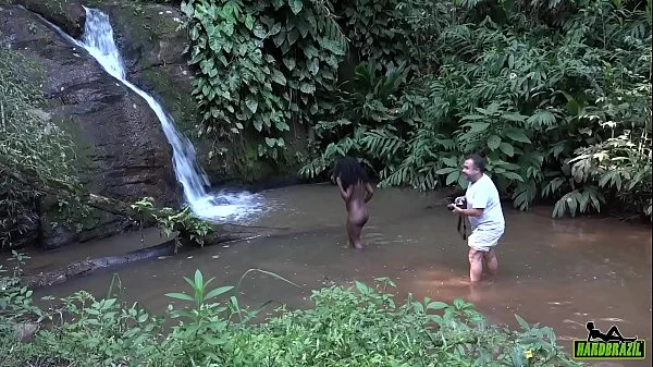 Ensaio Fotográfico da negra baiana no riacho  - Bruna Black - Binho Ted - Baiana Arretada