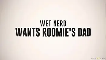 Wet Nerd Wants Roomie's Dad Angie Faith / Brazzers/ Enter XVPROMO on official site for discount