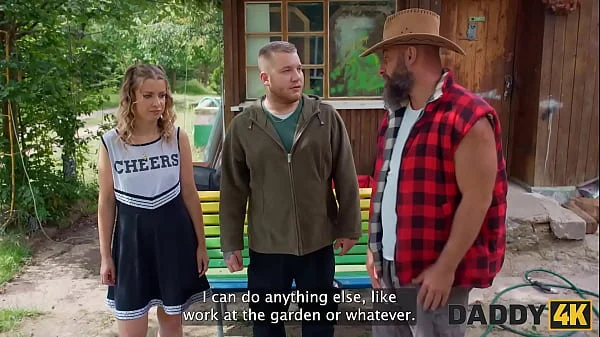 DADDY4K. Surprise sex with StepDaddy’s huge cock while the boyfriend is fixing the floor