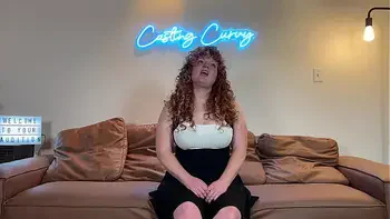 Casting Curvy: Busty Red Head Nurse Tries Out For Porn