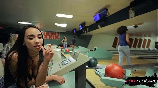 Fucking Sneaky in the Bowling Alley and Getting Filmed