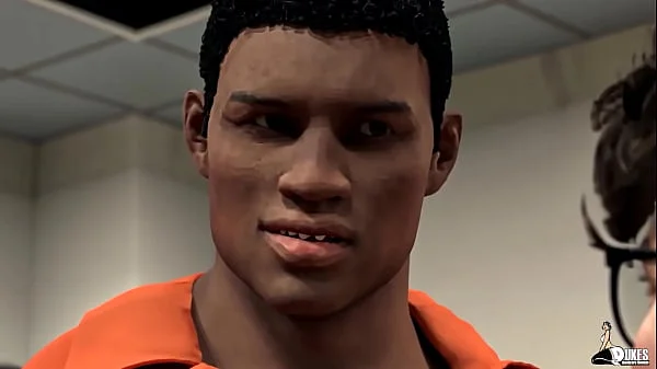 Nerdy girl gets stuffed full of fat cock in prison