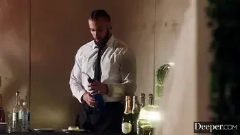 Deeper. Dominant Beauty Agatha Vega Uses Waiter As Her Sex Toy