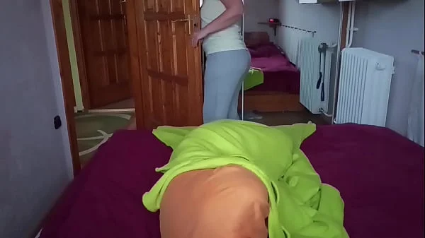 part1: Sexy, mature wife gets fucked by washing machine repairman - while husband sleeps. After waking up, unsuspecting husband fucks wife too.