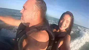 Loucuras no Jet Ski no mar do Guarujá - SP