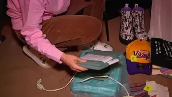 TV CRIBS: Girl gets fucked after filming