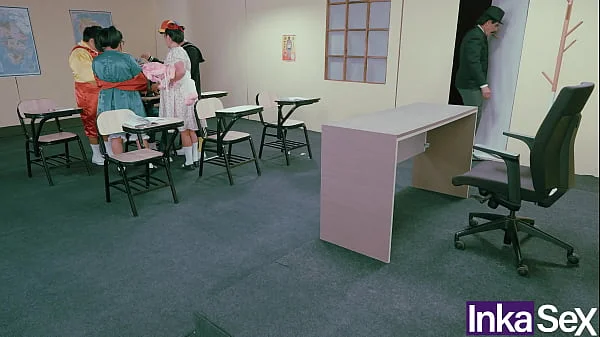 La vecindad morbosa del chibolo  18 termina en orgia durante la clase de Don Mamón - CAPÍTULO PERDIDO.