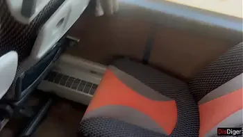 Crazy Man Takes Out His Cock On Public Bus - But Girl Doesn't Lose Her Head And Helps Him Cum