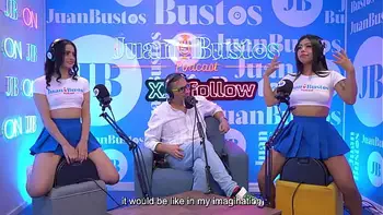 Hot LATIN STEPSISTERS riding the FUCK MACHINE together on JuanBustosPodcast