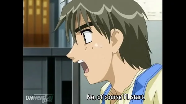 Hentai – Horny MILF Boss Fucks Her New Young Worker [Uncensored] [Subtitled]