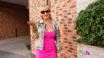 Very experienced MILF gives sex lessons to inexperienced young man, Victoria Vera and her BIG TITS at FAKings