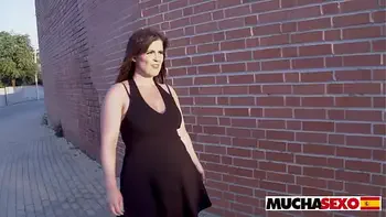 Think you can Both Fuck me? Juicy Spanish MILF Montse in Trio Caliente for MuchaSexo