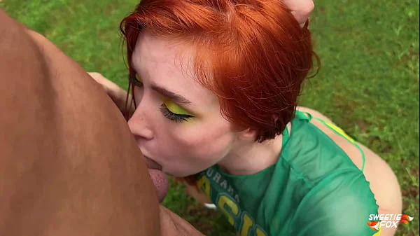 Hot Fitness Girl Loves Football And Fuck Outdoors - Sweetie Fox