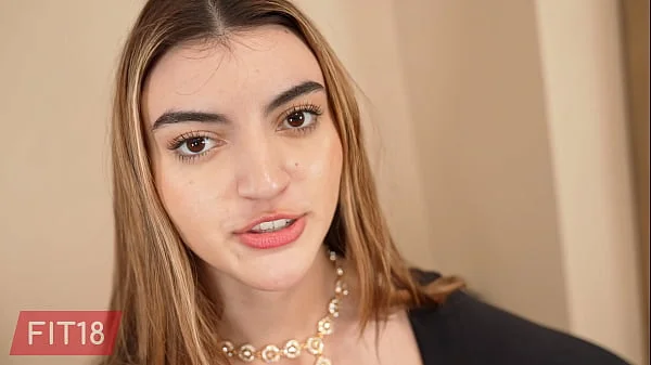 Fit18 - Julia James - 48kg - POV Casting And Creampie Skinny Indian Teen