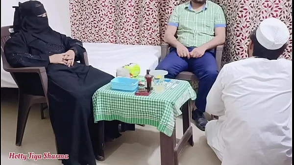 Muslim women fucked by the doctor in front of her husband because she could not get pregnant (Threesome Sex) Part -2