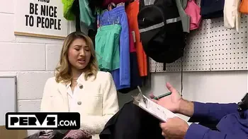 Rich Bitch Thief's First Time: Caught, Bent Over, and Fucked Raw by Security Guard, Learning Consequences