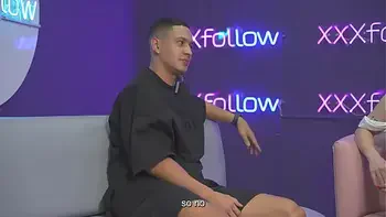 Hot Interview Ends in Wild Threesome: Latina MILF Subdued by Maxx Betancur and Mercilessly Kissed by the Presenter