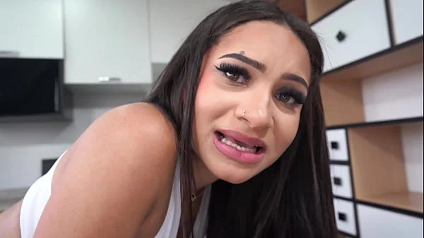 Agatha Santos, barely 18y Brazilian gets her ass fucked by a very huge cock (Anal, ATM, 0% pussy, monster cock, dirty talk, gape, teen 18 ) OB511