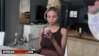 Amateur Busty Ebony RAILED Like A Slut After Date With BWC Euro Tourist