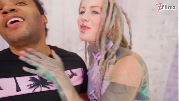 Hard Anal Fuck - BBC for Tattoo Slut - she takes it balls deep in her asshole - ATM