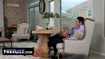 Office Stress Relief: Jayden Gets His Cock Sucked by Sarah While Demanding a Promotion