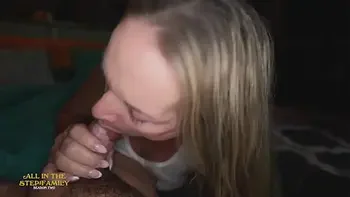 Stepmom Cuddles Stepson To Keep Warm! Cum In Mouth. ~ Kymber Leigh