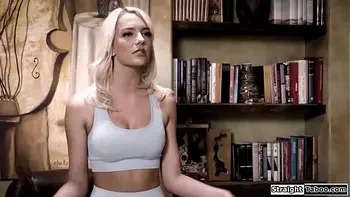 Big tits blonde matchmaker wants her client all for herself