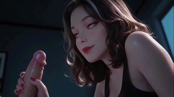 ATKINS HEAVEN - Roommate's Late Night Surprise - Hot Brunette Makes You Cum In Her Mouth While Watching A Movie - [POV][VIRTUAL SEX][AI]