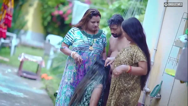 Three Horny Bhabhi Fucked By an Indian Dudhwala when their husband not at home ( Full Hindi Movie )